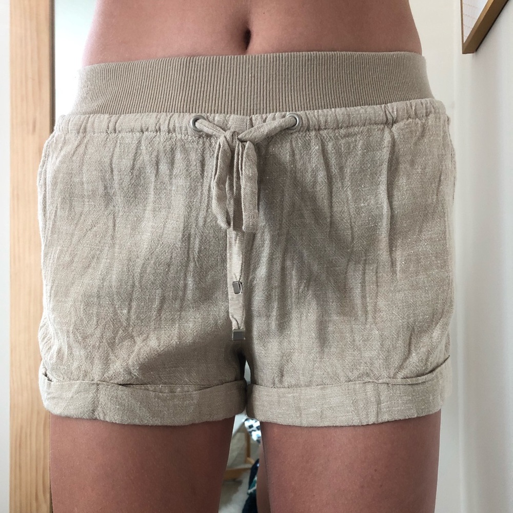 Linen shorts